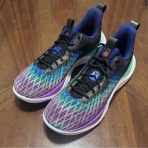 NEW Under Armour Curry Flow 10 Basketball Shoes Blue 3025621-500 Men’s US 11.5